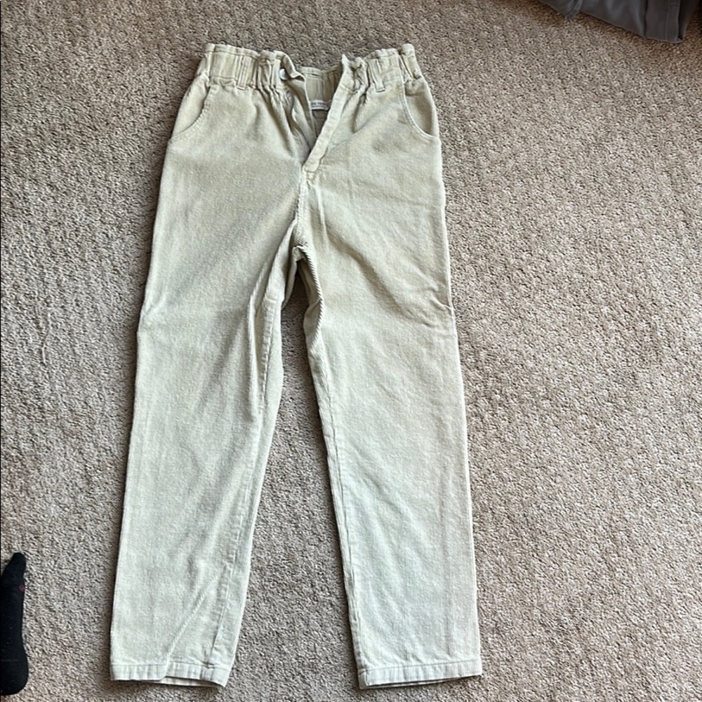 Khaki corduroy